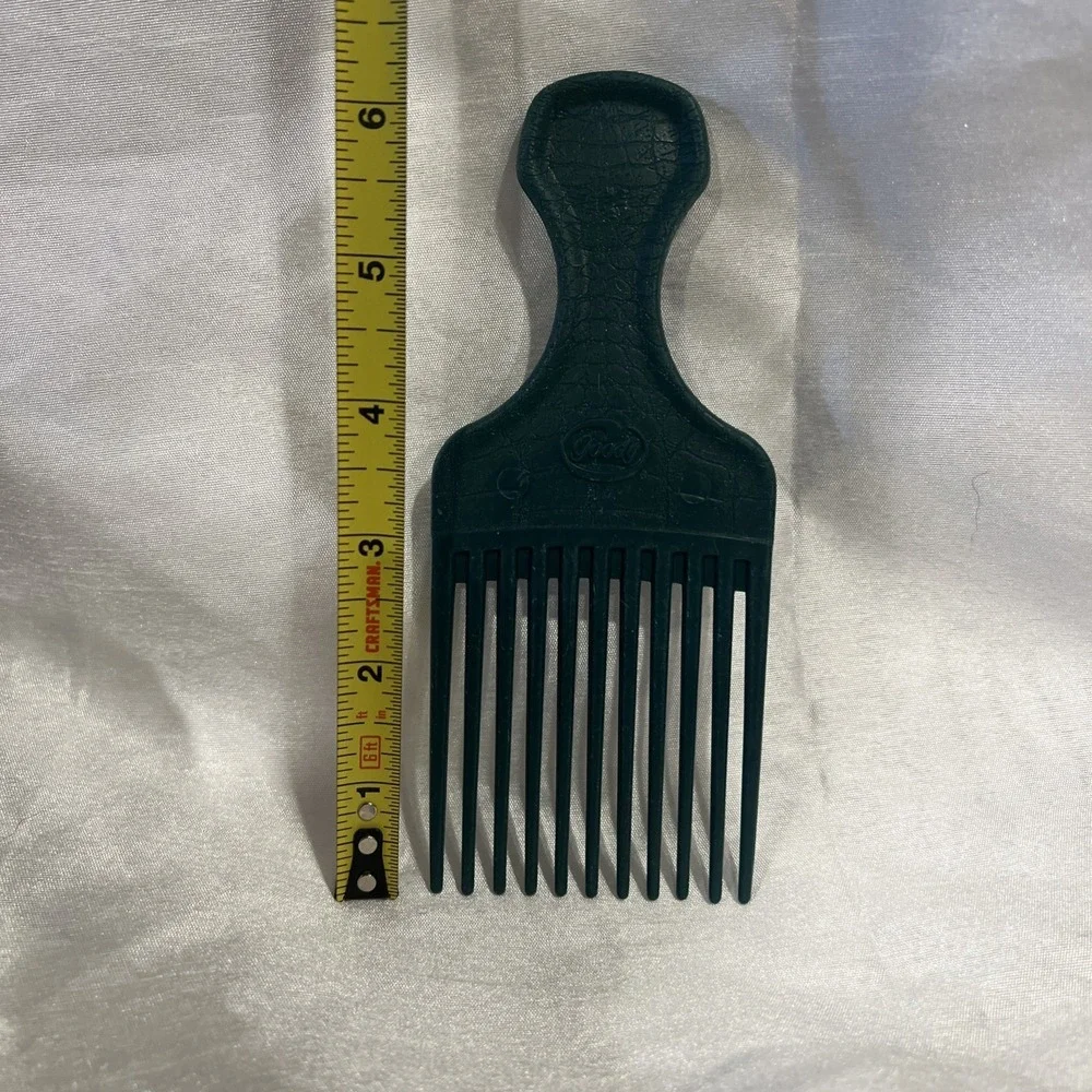 Vtg Goody Hair Lift Volume Picks Comb USA Hunter‎ Green Y2K USA